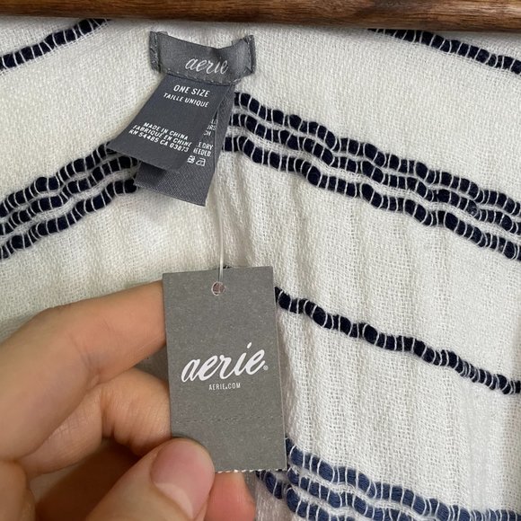 Aerie Ombre Striped Poncho / Swim-Suit Cover Up NWT - Picture 6 of 7